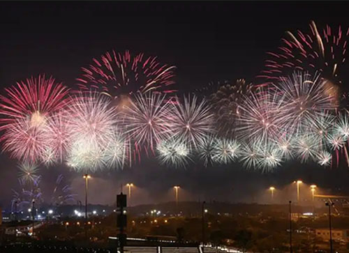 洱源县焰火晚会